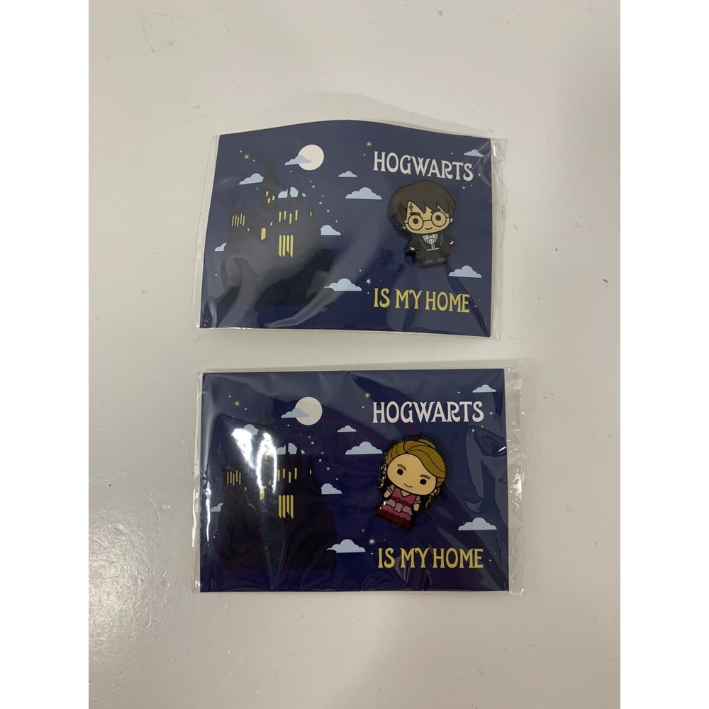 Harry Potter & Hermione Granger Yule Ball enamel pins chibi Hogwarts is My‎ Home